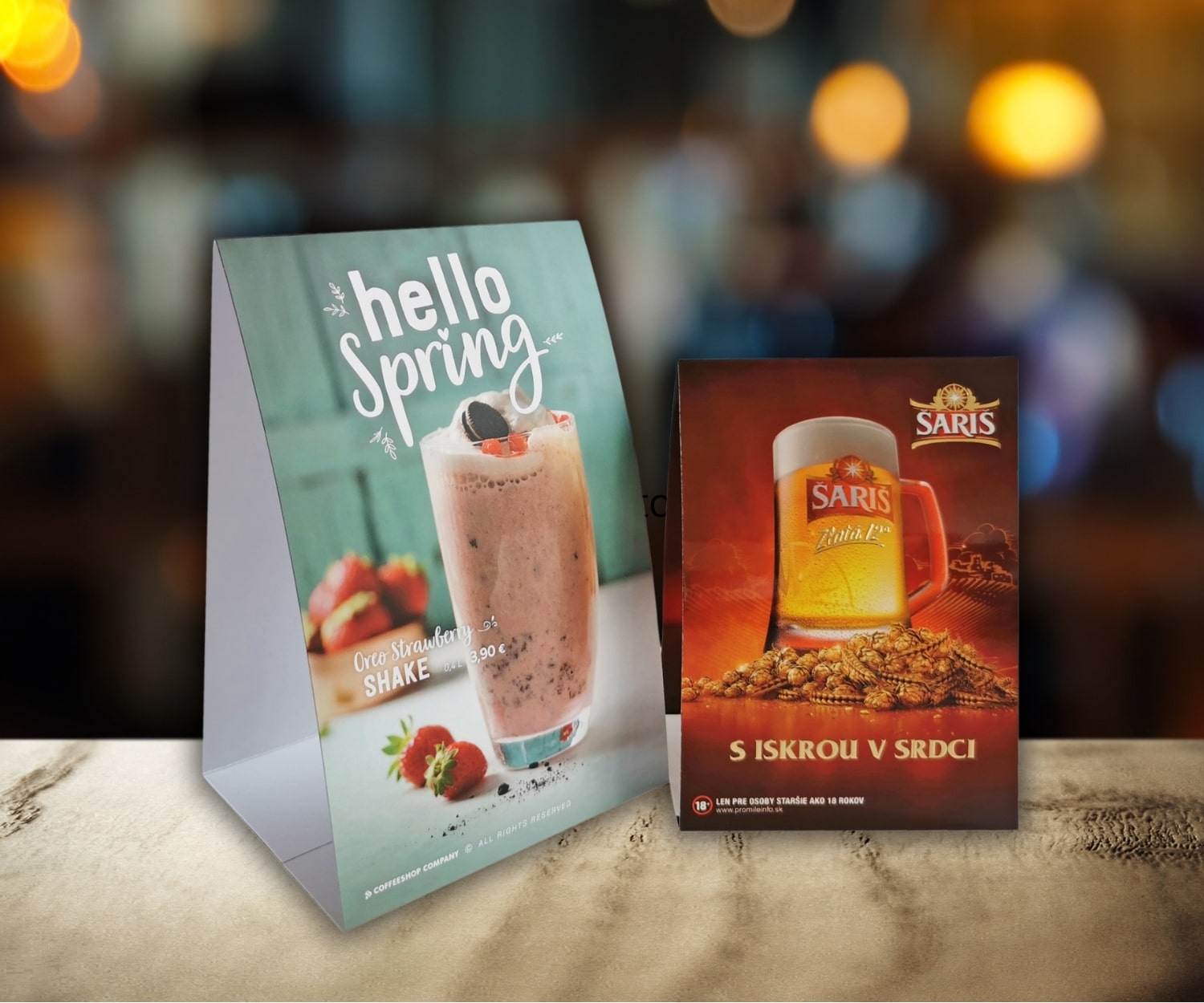 Ponukové stojančeky